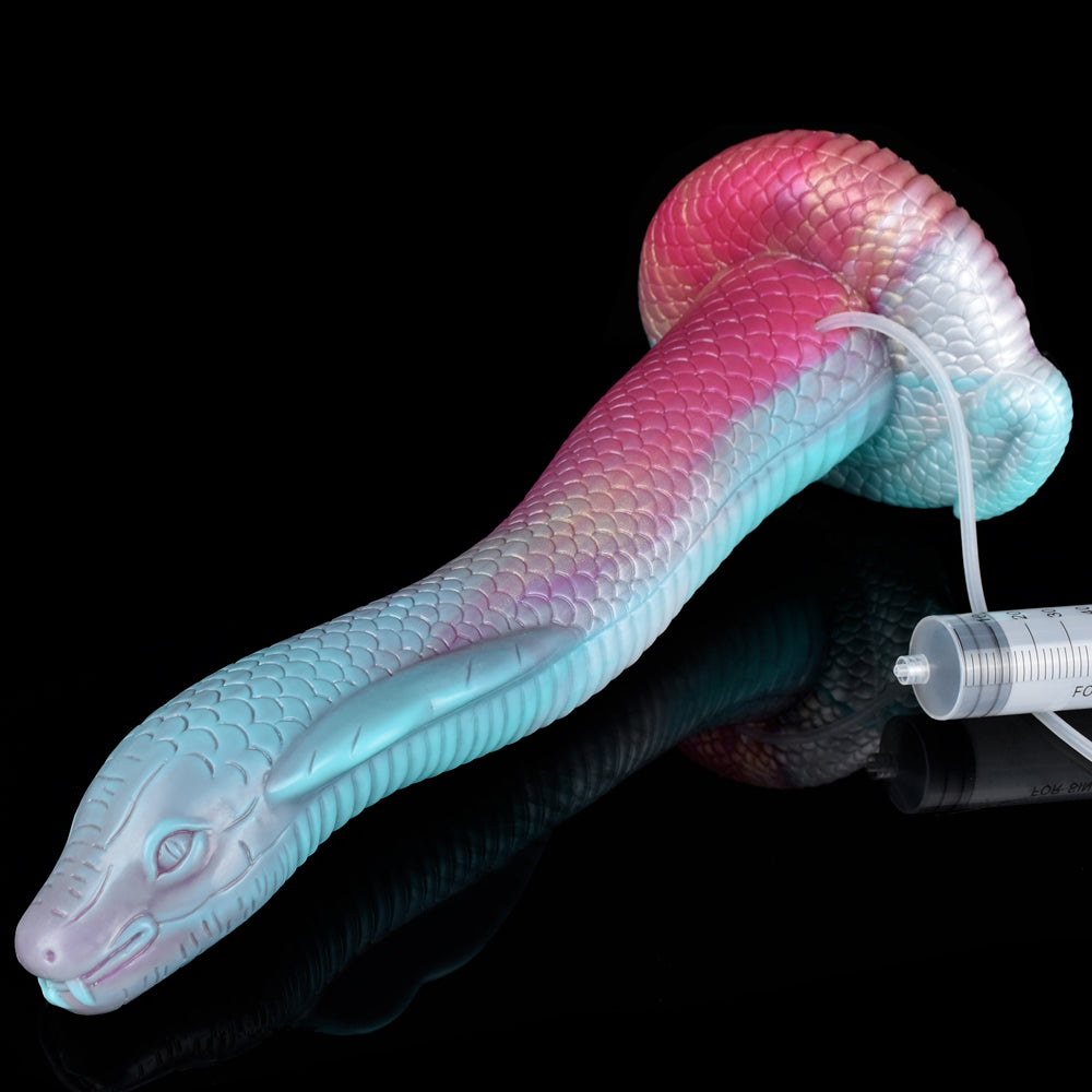 Squriting Snake Monster Dildo Butt Plug - Fantasy Big Suction Silicone Domlust Squriting Snake Monster Dildo Butt Plug - Fantasy Big Suction Silicone Domlust
