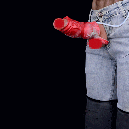 Geknotete Penishüllenverlängerung - Fantasy Hollow Dogdildo Penishülle Sexspielzeug für Männer
