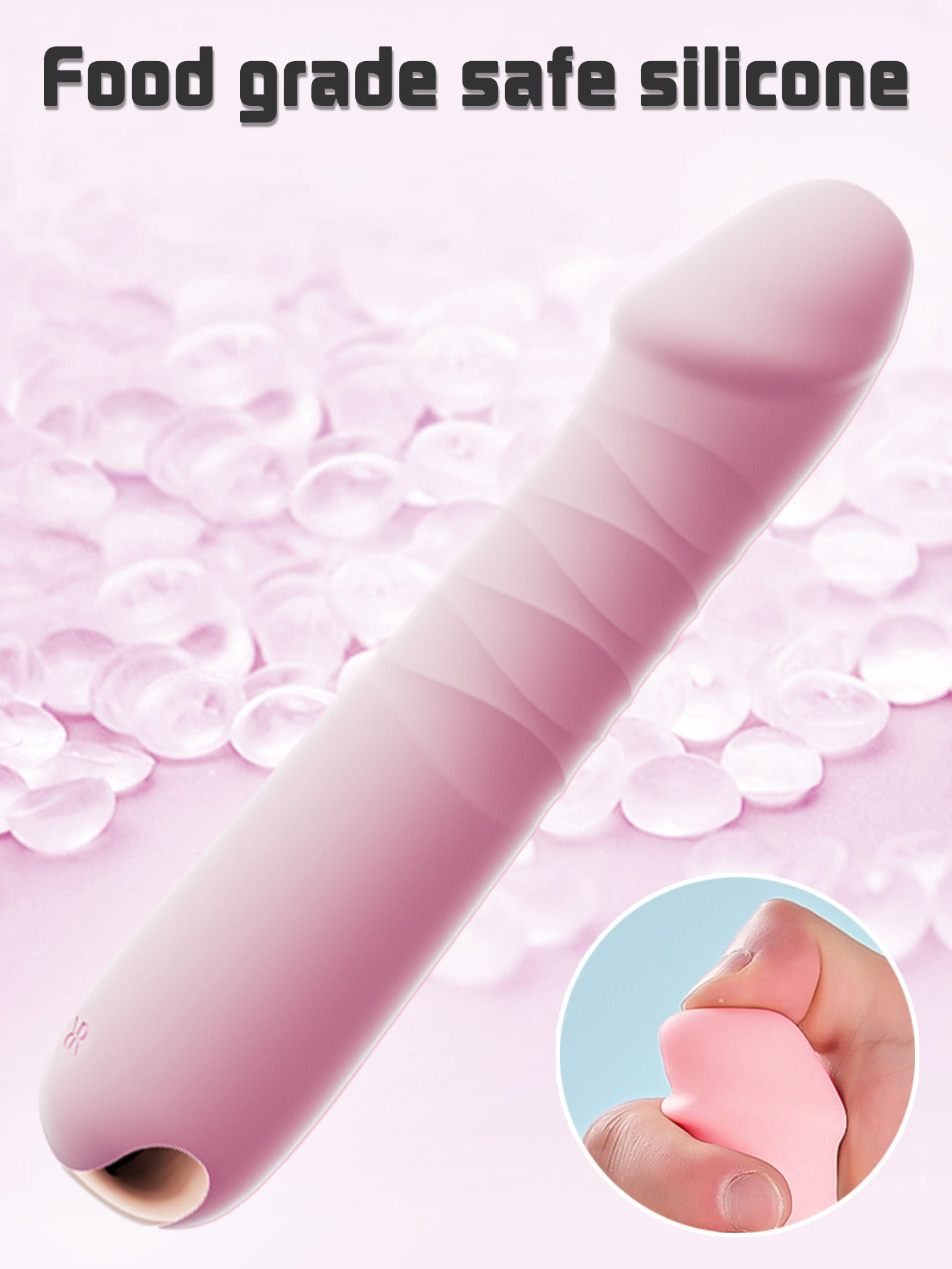 Telescopic Female Thrusting Vibrator - G Spot Vibrating Dildo Sex Toys for Women