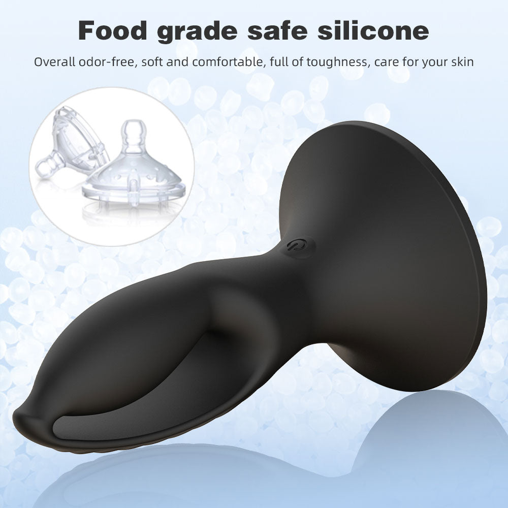 Hollow Motor Egg Anal Plug - Suction Cup Hands-Free Pleausre- Domlust