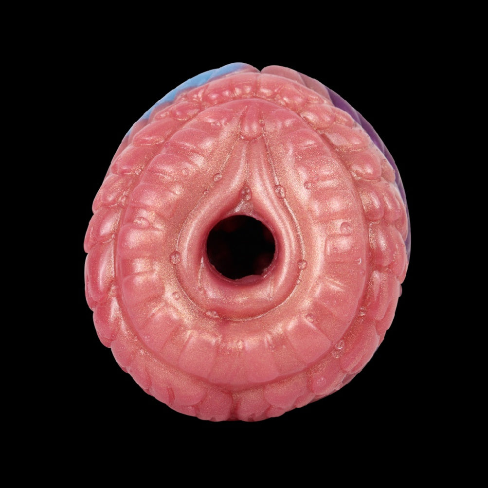 Fantasy Iridescent Silicone Alien Pocket Pussy – Multi-Texture Stimulation for Intense Male Masturbation