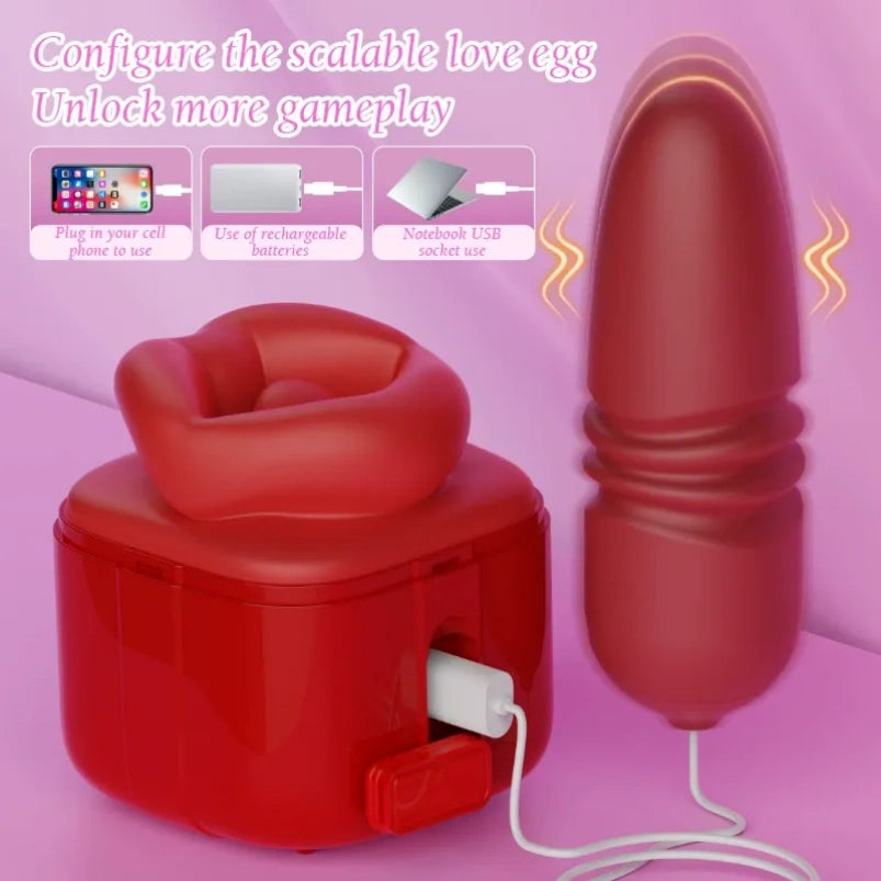 Fantasy Lippenförmiger Klitoris-Saugvibrator – Silikonwerkzeug zur Stimulation des weiblichen Orgasmus