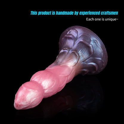 Gode ​​Fantasy Monster à insertion avec plug anal – Stimulateur en silicone liquide de qualité médicale