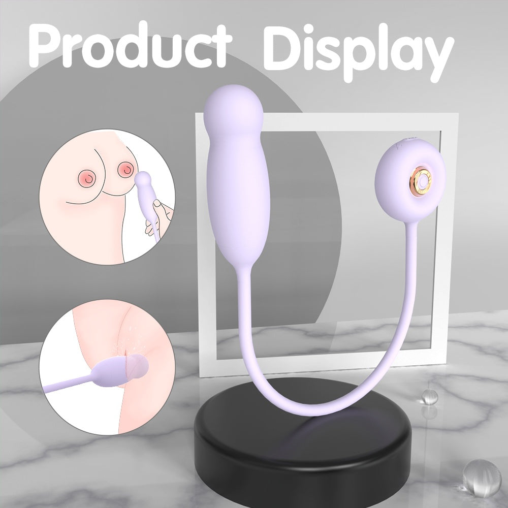 Fantasy Insertion Thrusting G-Spot Vibrator - Telescoping Stimulating Female Vaginal Silicone Toy