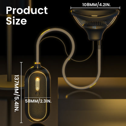 Smart Suction Vibrating Vaginal Pump - Multifunctional Stimulating Female Masturbation Toy
