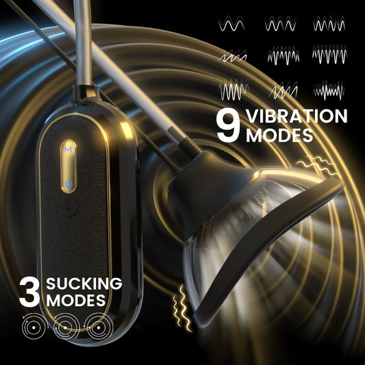 Intelligente Vaginalpumpe mit Saugnapf und Vibration – Multifunktionales stimulierendes Masturbationsspielzeug für Frauen
