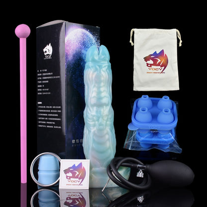 Insertable 8.54in Vaginal Fantasy Ovipositor – G-Spot Stimulating Silicone Dildo