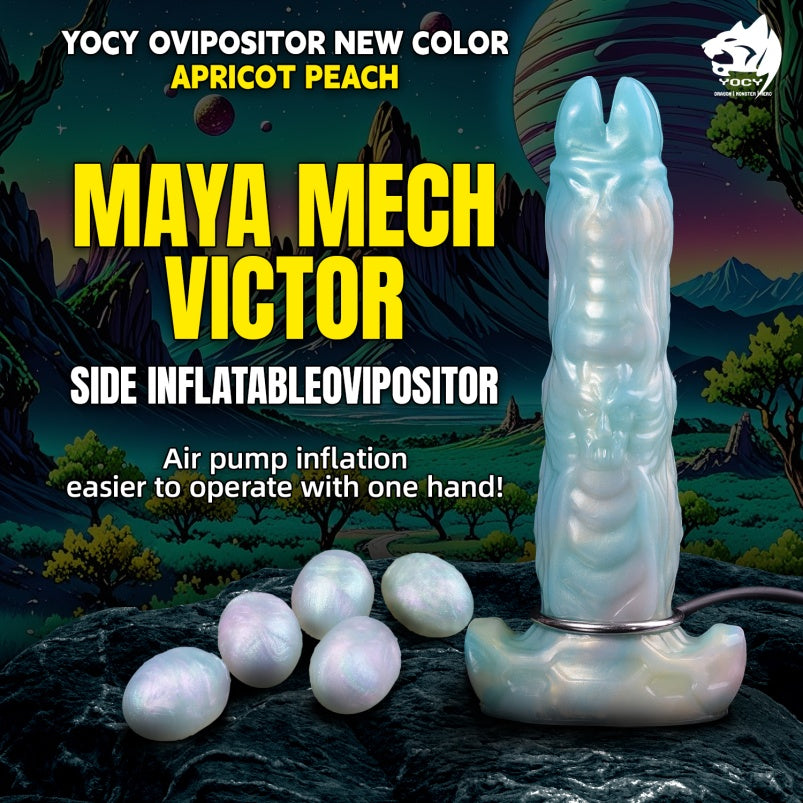 Insertable 8.54in Vaginal Fantasy Ovipositor – G-Spot Stimulating Silicone Dildo