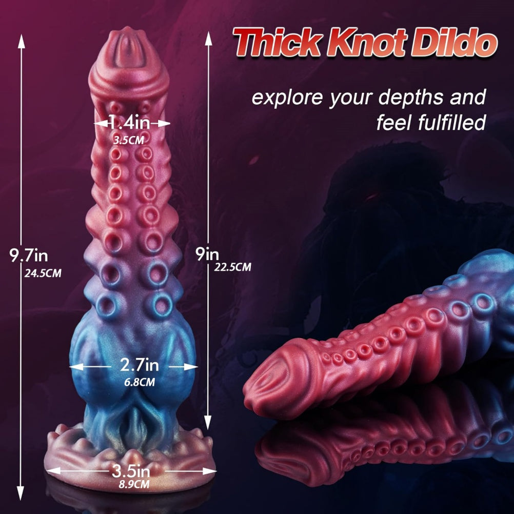 Gode ​​tentacule fantaisie en silicone monstre – Jouet de masturbation féminine pour stimulation du point G