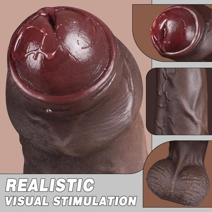 Fantasy Riesen-Dildo aus Silikon mit Saugnapf – G-Punkt-Stimulation, Masturbationsspielzeug für Frauen