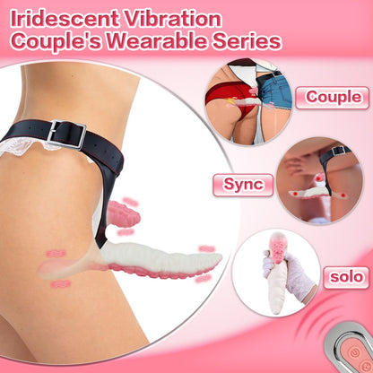 Monster Strap-on Vibrator Tentacle Dildo - Lesbian Sex Silicone Orgasmic Massage Toy