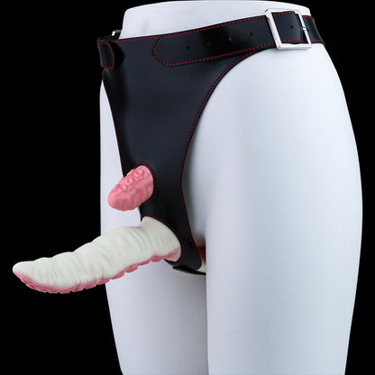 Monster Strap-on Vibrator Tentacle Dildo - Lesbian Sex Silicone Orgasmic Massage Toy