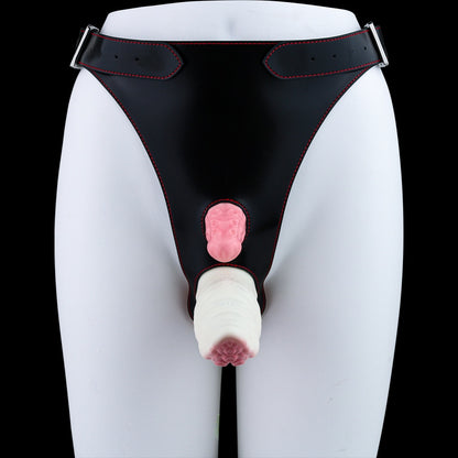 Monster Strap-on Vibrator Tentacle Dildo - Lesbian Sex Silicone Orgasmic Massage Toy