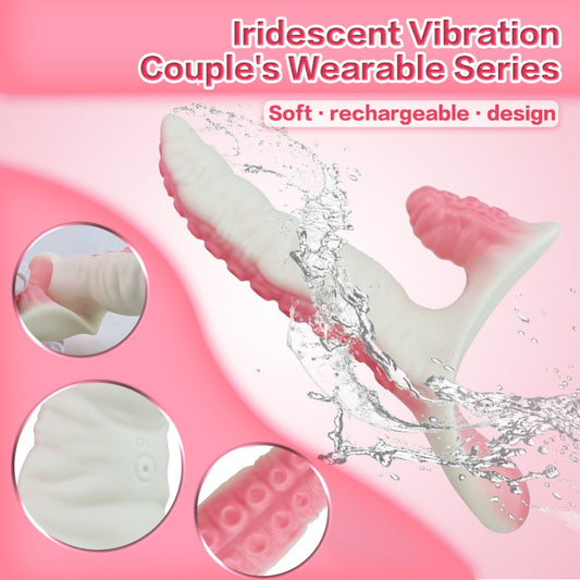 Tentacle Strap-On Dildo – Triple-Point Vibrating Lesbian Sex Toy | Domlust