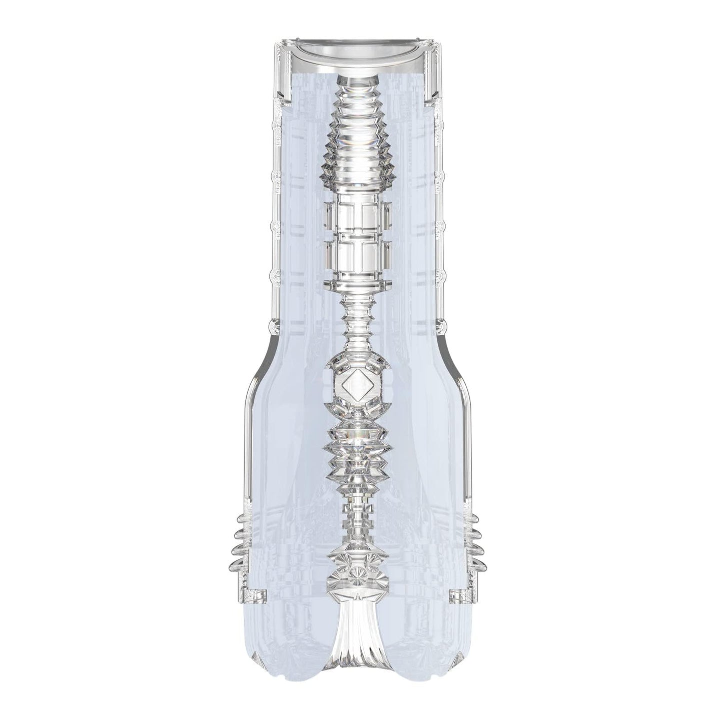 Fleshlight GO Torque - Pussy de poche compacte en gelée avec aspiration réglable - Masturbateur masculin de 8 pouces