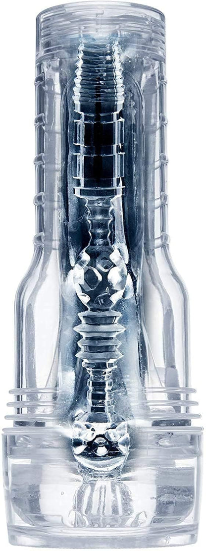 Fleshlight GO Torque - Pussy de poche compacte en gelée avec aspiration réglable - Masturbateur masculin de 8 pouces