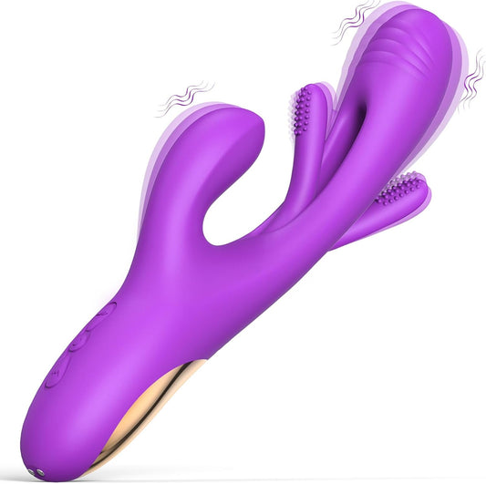 Clitoral G Spot Vibrator - Tongue Flapping Anal Dildo Female Sex Toys