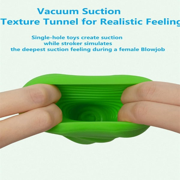 Pocket Pussy Male Masturbator Egg - Vacuum Sucking Penis Massage Sex Toy for Men