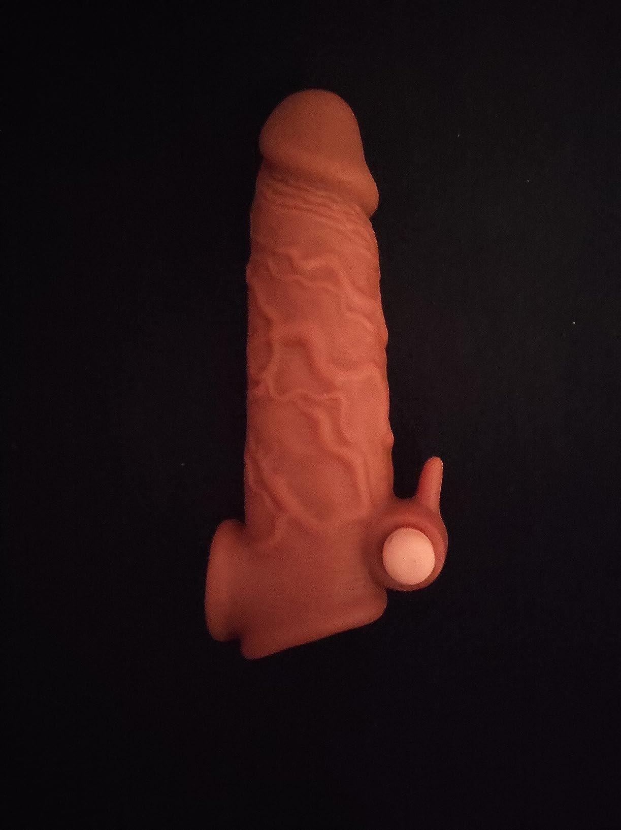 Life Size Penis Sleeve Condom - Vibrating Bullet Clit Stimulator Sex Toys for Men