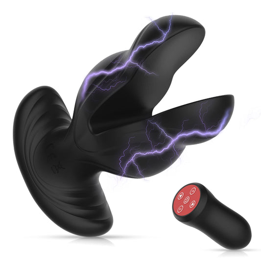 Remoter Anal Expander Butt Plug - Domlust E-stim Shock Prostate Massager