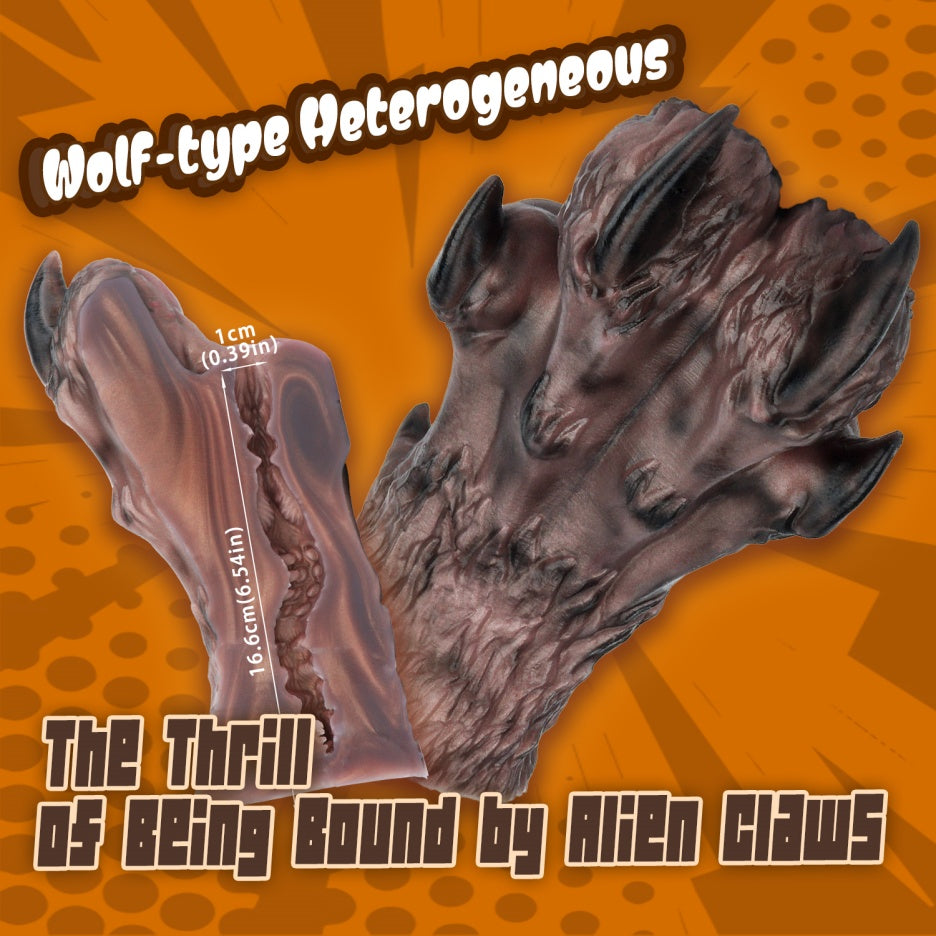 Wolf Claw Pocket Pussy | Alien Beast Platinum Silicone Male Sex Toy Domlust Wolf Claw Pocket Pussy | Alien Beast Platinum Silicone Male Sex Toy Domlust