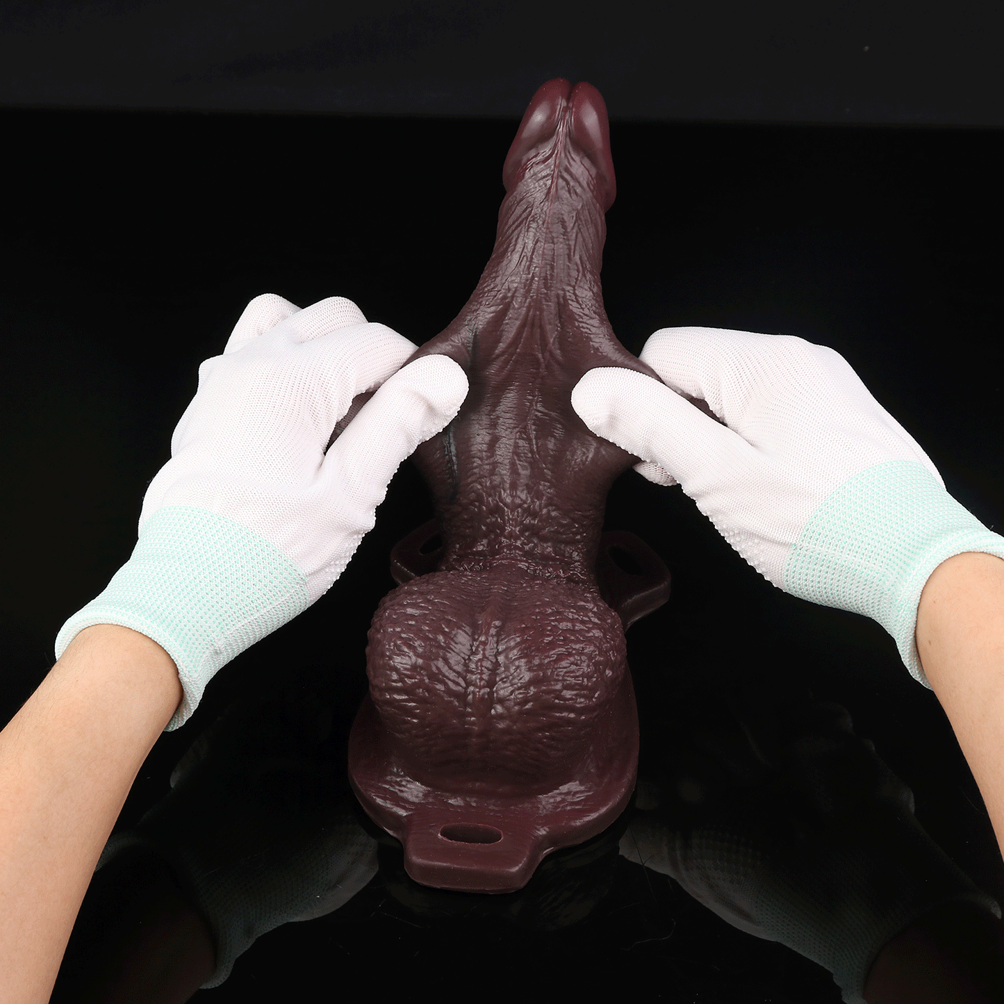 Strap-on 7.47" Realistic Silicone Penis Sleeve - Girth Enhancer with Internal Stimulation