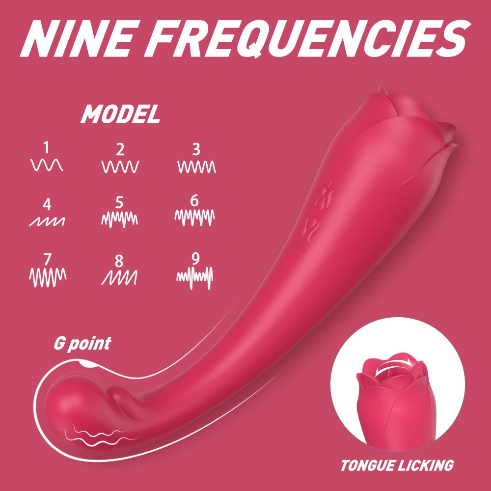Insertable G-Spot Vibrating and Sucking Magic Wand – Female Anal and Vaginal Silicone Stimulator