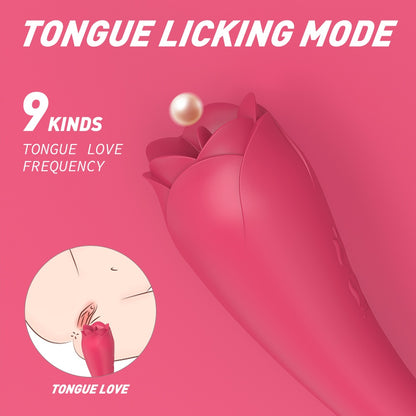 Insertable G-Spot Vibrating and Sucking Magic Wand – Female Anal and Vaginal Silicone Stimulator