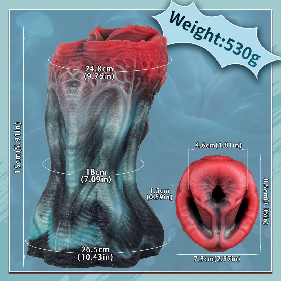 Abyss Saint Graal Extraterrestre Chatte de Poche – Godemichet Masculin en Silicone Fantaisie