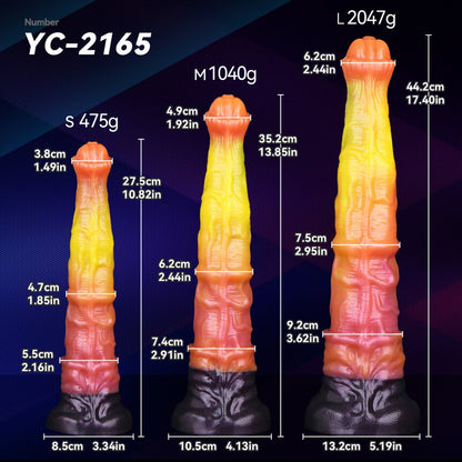 Fantasy Realistic Horse Cock Suction Cup - Dual Density Silicone Female Orgasm Toy