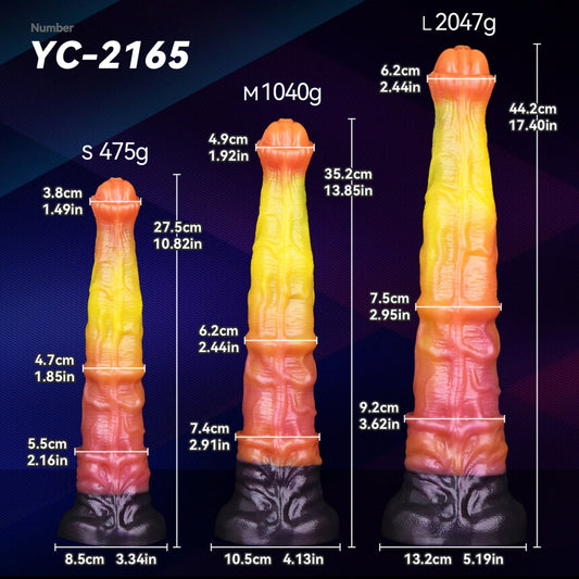 Fantasy Realistic Horse Cock Suction Cup - Dual Density Silicone Female Orgasm Toy