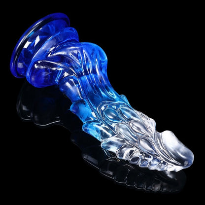 Monster Dragon Dildo for G-Spot Stimulation – Transparent Silicone Suction Cup Female Sex Toys