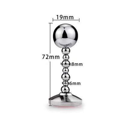Plug anal en acier inoxydable - Gode en métal Plug anal Sex Toys pour femmes hommes