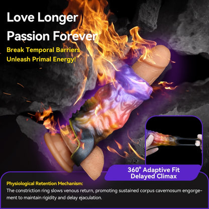 Manchon pénien Fantasy 5 pouces – Sextoys en silicone pour un contrôle intense de la pression et de la pénétration