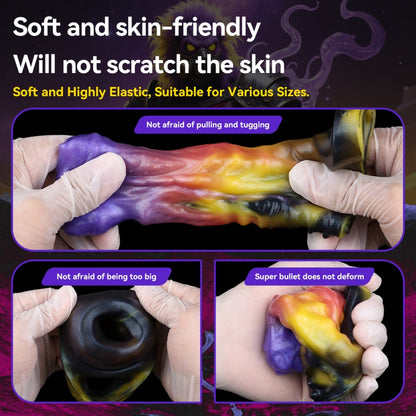 Manchon pénien Fantasy 5 pouces – Sextoys en silicone pour un contrôle intense de la pression et de la pénétration