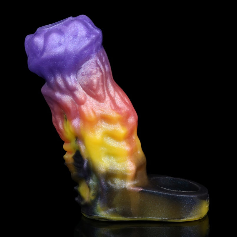 Manchon pénien Fantasy 5 pouces – Sextoys en silicone pour un contrôle intense de la pression et de la pénétration