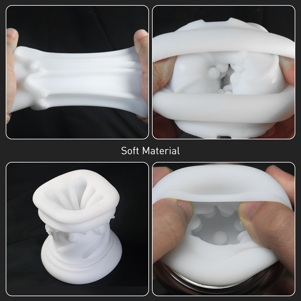 Multifunctional Vibrating Blowjob Masturbator - Male Insertion Penis Massage Fleshlight