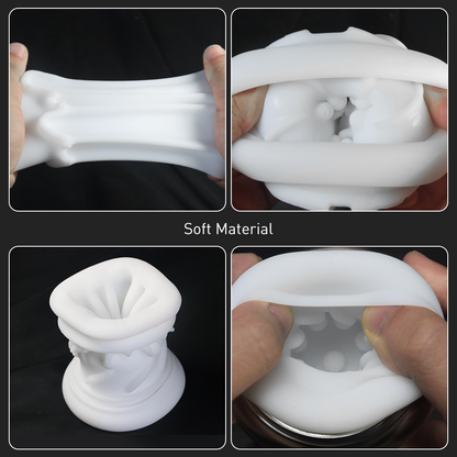 Multifunctional Vibrating Blowjob Masturbator - Male Insertion Penis Massage Fleshlight