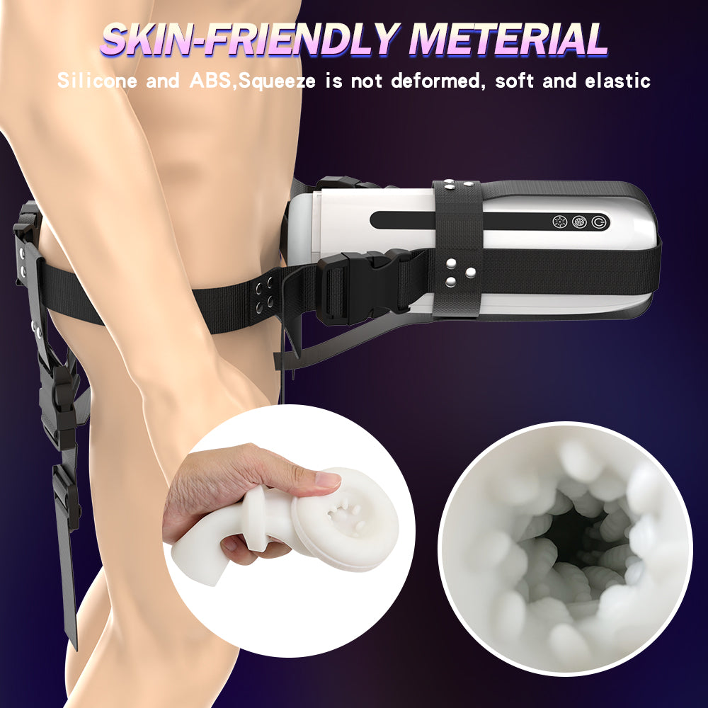 Strap-on Male Masturbator Blowjob Machine - Vacuum Oral Sucking Vibrat Domlust Strap-on Male Masturbator Blowjob Machine - Vacuum Oral Sucking Vibrat Domlust