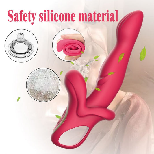 Lip-Shaped G-Spot Vibrator Dildo - Handheld Key to Powerful Vaginal Orgasms Sex Toys for Women