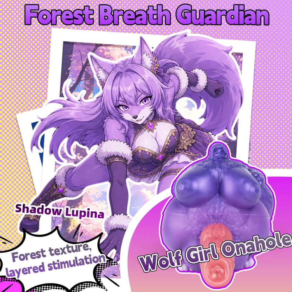Shadow Lupina Wolf Girl Pocket Pussy – Dual-Channel Dog Dildo Fantasy Mini Sex Doll