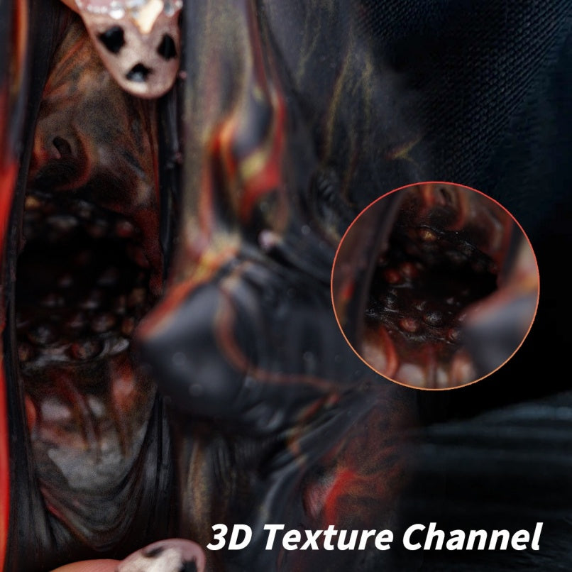 Fantasy-Silikon-Drachenkopf-Masturbator – Oralsex-Simulator &amp; Taschenmuschi