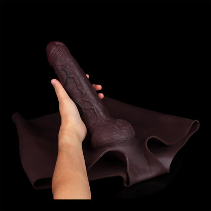High-Waisted StrapOn Sheath Underwear for Men - Fitting Penis Enlargement Silicone Sex Toy