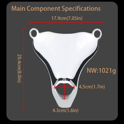 Oral Fantasy Strap-on G-string – Male Chastity Stainless Steel BDSM Toys