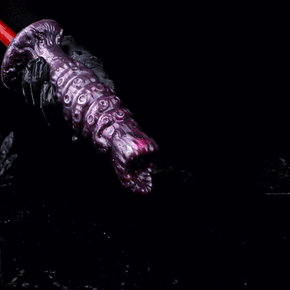 Ovipositor Dildo – Tentakel-Monster aus Platin-Silikon | Eierlege-Fantasie | Saugnapf | Domlust