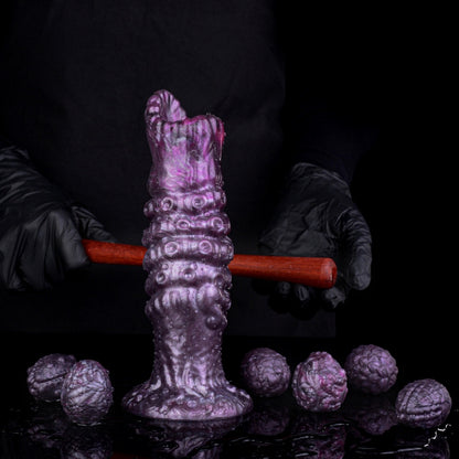 Ovipositor Dildo – Tentakel-Monster aus Platin-Silikon | Eierlege-Fantasie | Saugnapf | Domlust