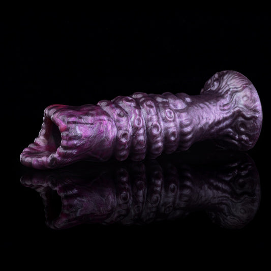Godemichet Ovipositeur – Monstre Tentacule en Silicone Platine | Fantaisie pondeuse | Ventouse | Domlust