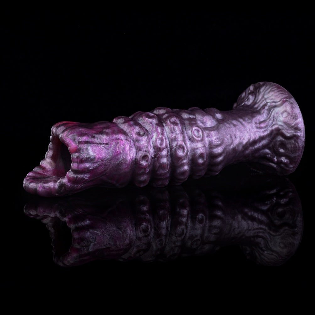 Ovipositor Dildo – Tentakel-Monster aus Platin-Silikon | Eierlege-Fantasie | Saugnapf | Domlust