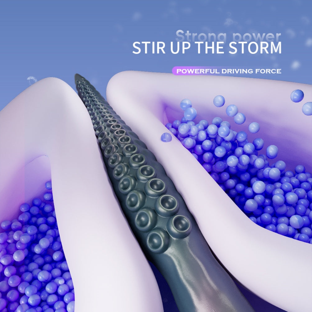 Vibrating Tentacle Dildo with Texturized Suction Cups – Fantasy Toy for G-Spot & Prostate Massage