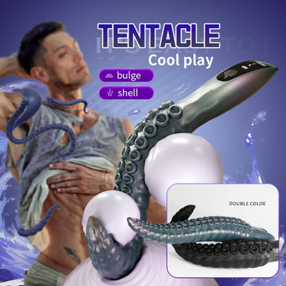 Vibrating Tentacle Dildo with Texturized Suction Cups – Fantasy Toy for G-Spot & Prostate Massage